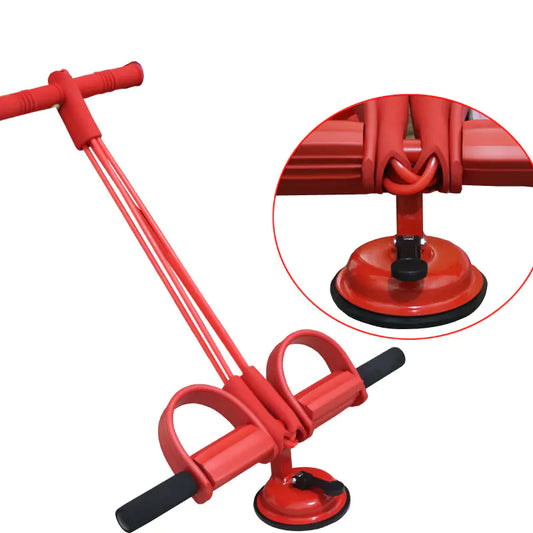 Abdominal Trainer + Resistance Bands for Home Workouts