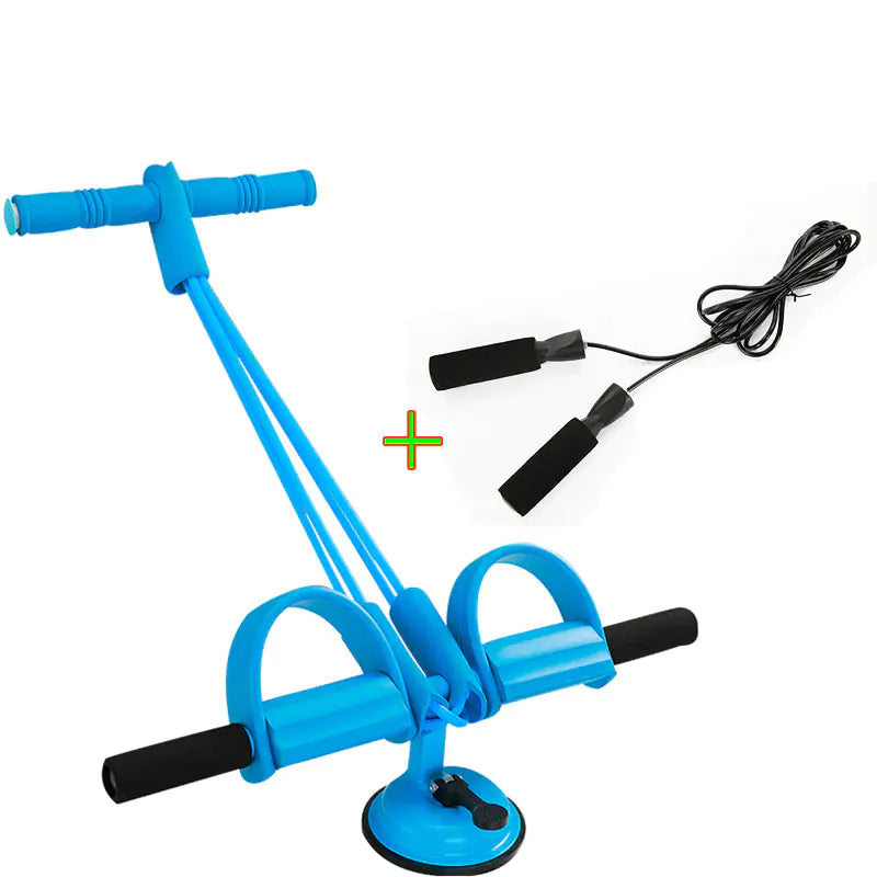 Abdominal Trainer + Resistance Bands for Home Workouts