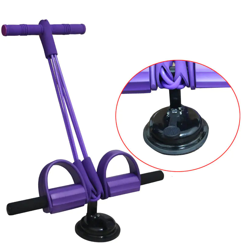 Abdominal Trainer + Resistance Bands for Home Workouts